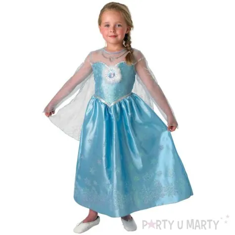 stroj dla dzieci elsa z krainy lodu rubies rozm 128 134 cm