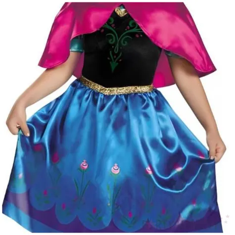 stroj dla dzieci frozen anna sukienka podrozna disguise rozm 98 110