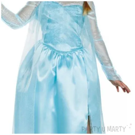 stroj dla dzieci frozen elsa deluxe sukienka blekitny disguise rozm 98 110