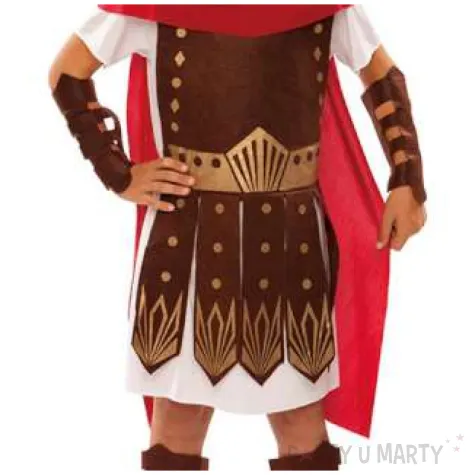 stroj dla dzieci gladiator w czerwonym plaszczu fyasa 110 120 cm