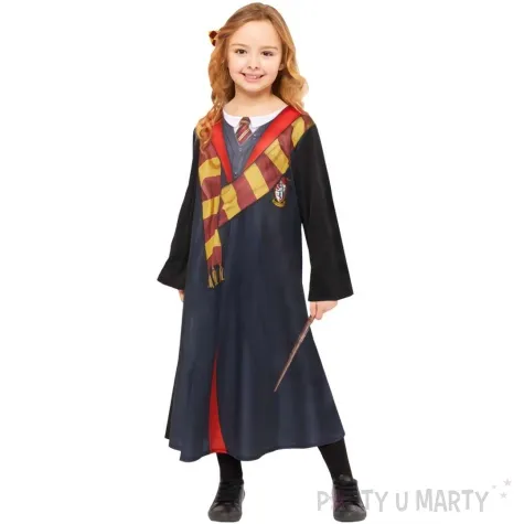 stroj dla dzieci harry potter komplet deluxe hermiona amscan rozm 116 128 cm
