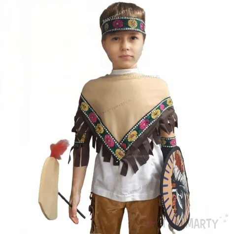 stroj dla dzieci indianin apacz z tomahawkiem kraszek rozm uniw