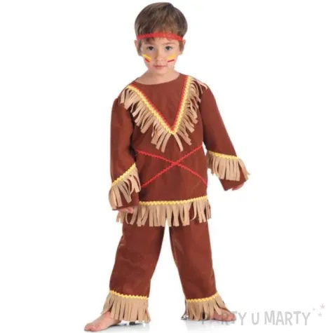 stroj dla dzieci indianin carnival toys 110 116 cm