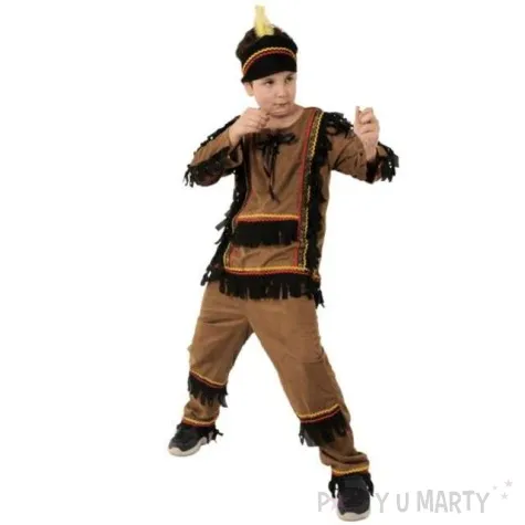 stroj dla dzieci indianin partytino rozm 122 128 cm