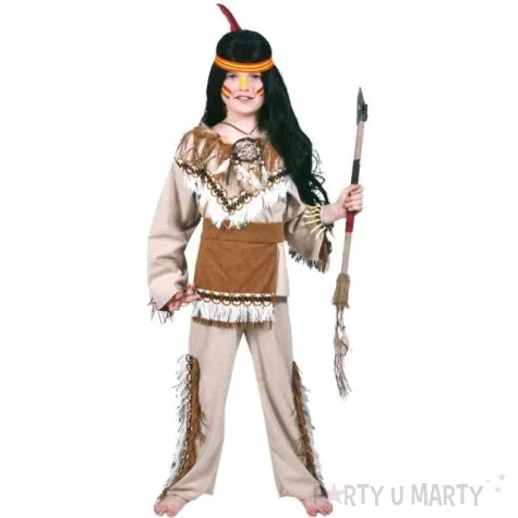 stroj dla dzieci indianin waleczny niedzwiedz funny fashion 140 cm