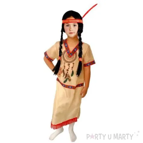 stroj dla dzieci indianka amala partytino 122 128 cm