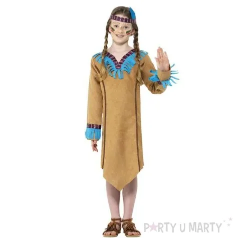 stroj dla dzieci indianka smiffys rozm 10 12 lat