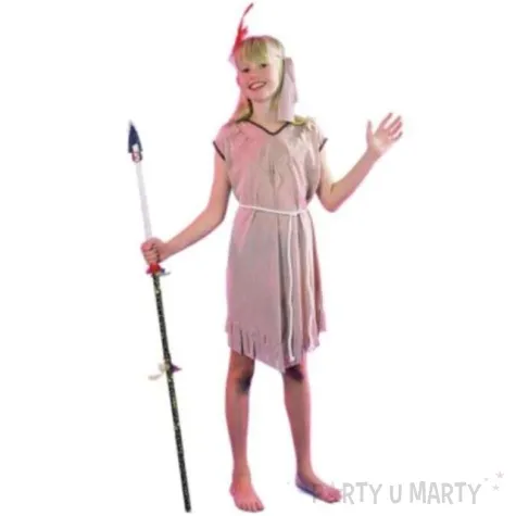 stroj dla dzieci indianka z bialym sznurem arpex rozm 120 130 cm