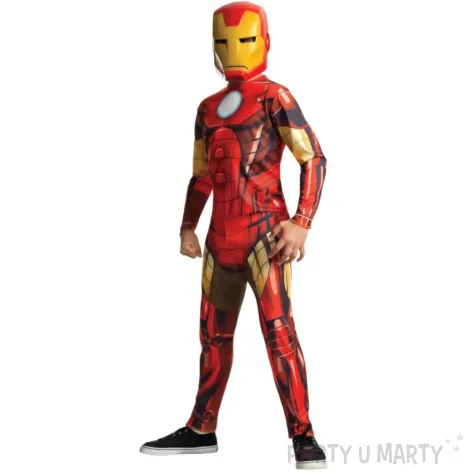 stroj dla dzieci iron man assemble rubies 110 116 cm