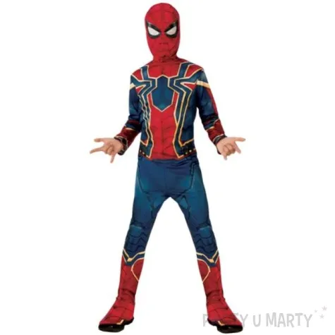 stroj dla dzieci iron spiderman rubies rozm 146 158 cm