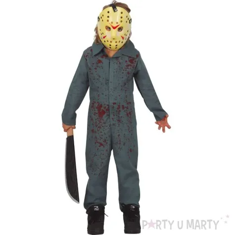 stroj dla dzieci jason voorhees guirca rozm 122 134 cm