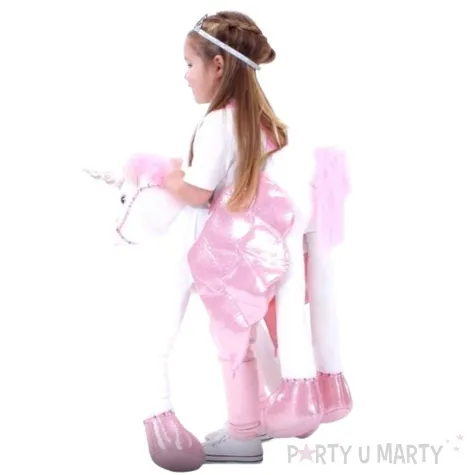 stroj dla dzieci jednorozec na szelkach amscan rozm 98 122 cm