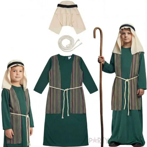 stroj dla dzieci jozef zielony guirca rozm 98 104 cm