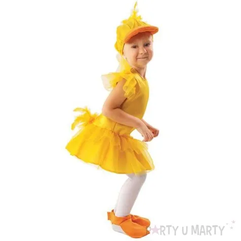 stroj dla dzieci kaczuszka sukienka kraszek rozm 134 140 cm