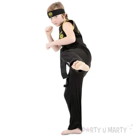 stroj dla dzieci karateka cobra king fyasa rozm 92 104 cm