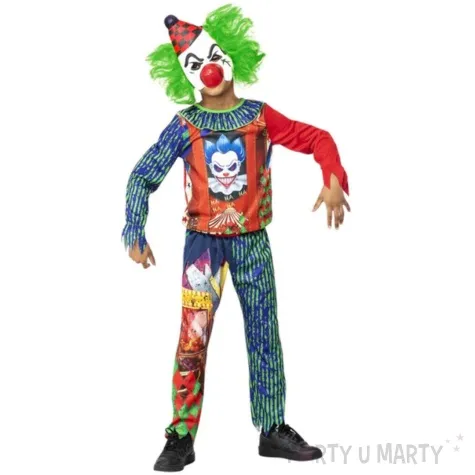 stroj dla dzieci klaun psychopata smiffys rozm 130 140 cm