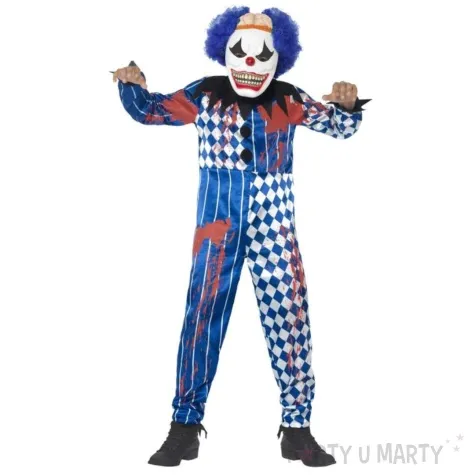 stroj dla dzieci klaun psychopata smiffys rozm 146 158 cm