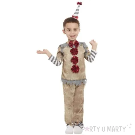 stroj dla dzieci klaun z muszka smiffys 86 98 cm