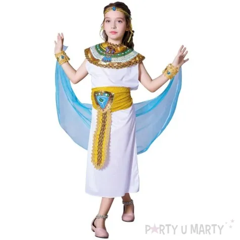 stroj dla dzieci kleopatra egipcjanka ptitclown 130 140 cm