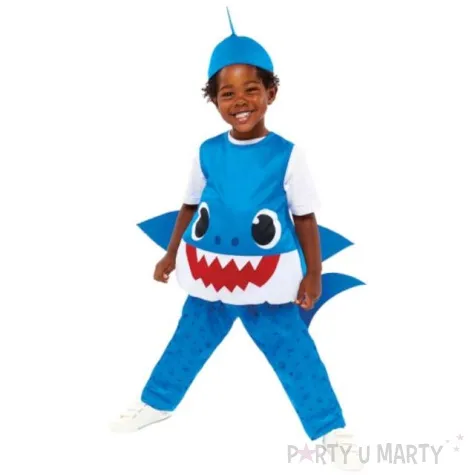 stroj dla dzieci kombinezon baby shark niebieski amscan 80 92 cm