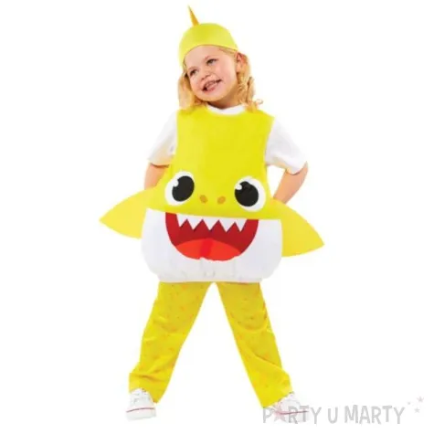 stroj dla dzieci kombinezon baby shark zolty amscan 92 98 cm