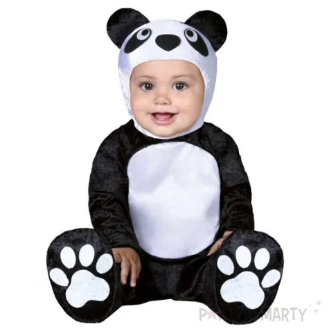 stroj dla dzieci kombinezon panda guirca 80 86 cm