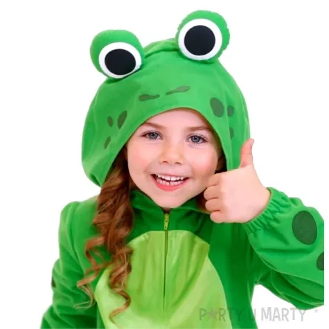 stroj dla dzieci kombinezon zabka z suwakiem z tylu amscan rozm 92 98 cm