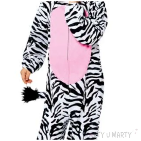 stroj dla dzieci kombinezon zebra amscan rozm 116 128 cm