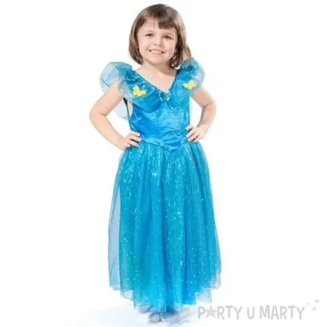 stroj dla dzieci kopciuszek cinderella rozm 122 128 cm