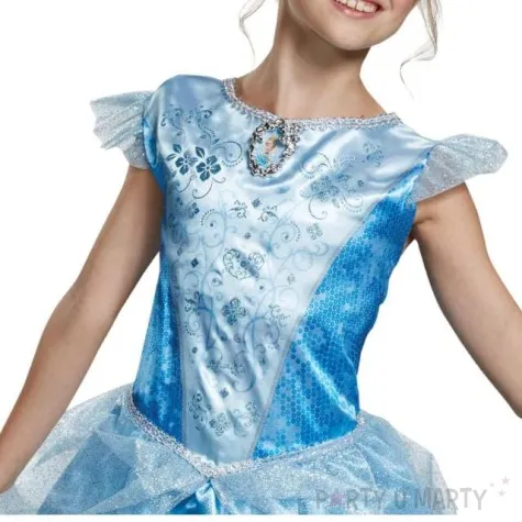 stroj dla dzieci kopciuszek sukienka niebieski disguise 124 135 cm