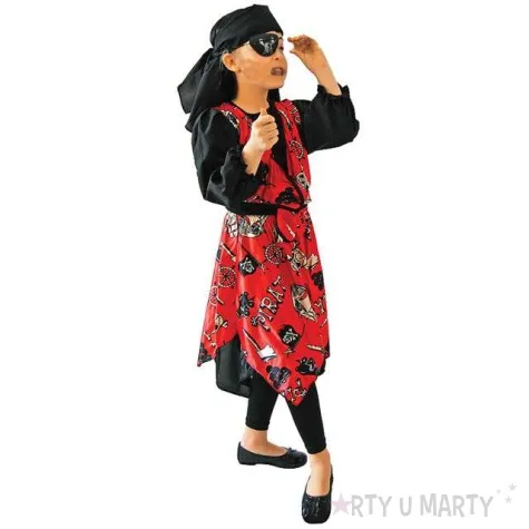 stroj dla dzieci korsarka kraszek rozm 134 140 cm