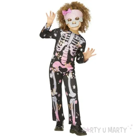 stroj dla dzieci kosciotrup brokatowy smiffys rozm 130 140 cm