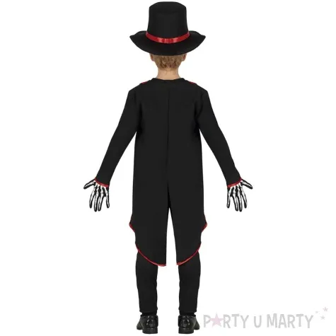 stroj dla dzieci kosciotrup we fraku guirca rozm 122 134 cm