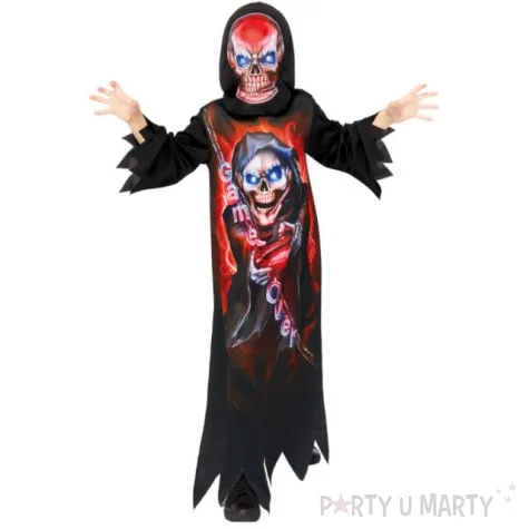 stroj dla dzieci kosiarz mroczny amscan 128 140 cm