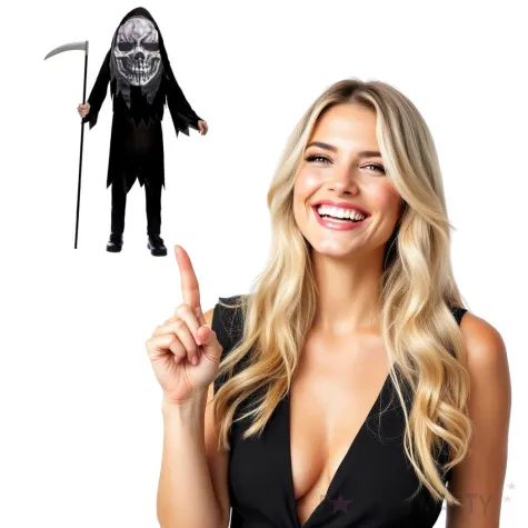 stroj dla dzieci kostucha amscan 8 10 lat