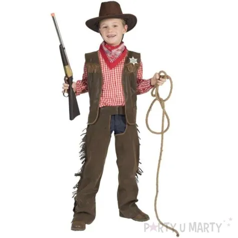 stroj dla dzieci kowboj z dzikiego zachodu funny fashion 140 cm