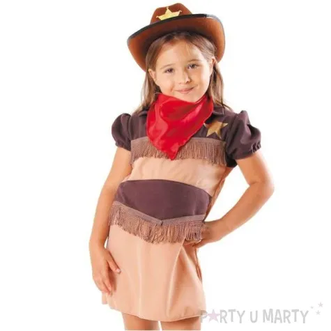 stroj dla dzieci kowbojka kraszek rozm 122 128 cm