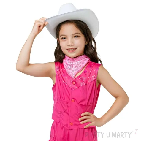 stroj dla dzieci kowbojka rozowy godan rozm 120 130