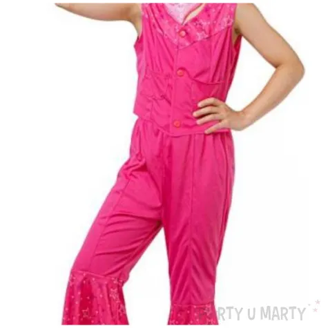 stroj dla dzieci kowbojka rozowy godan rozm 120 130