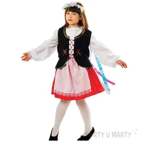 stroj dla dzieci krakowianka kraszek rozm 134 140 cm