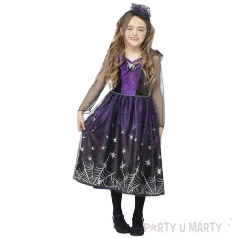 stroj dla dzieci krolowa pajakow smiffys rozm 146 158 cm