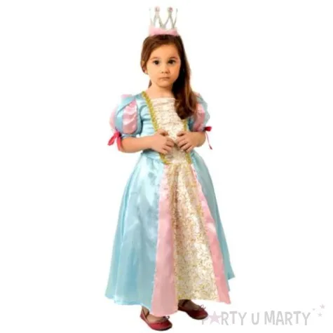 stroj dla dzieci ksiezniczka amelia partytino 134 140 cm