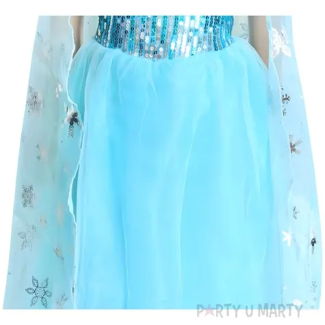 stroj dla dzieci ksiezniczka dama dworu blekitny godan 3 5 lat rozm 95 110 cm