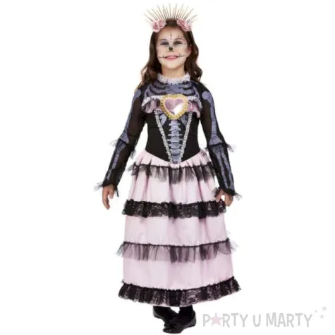 stroj dla dzieci ksiezniczka dotd czarno rozowy smiffys rozm l