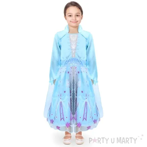 stroj dla dzieci ksiezniczka krolewna blekitny godan 3 5 lat rozm 95 110 cm