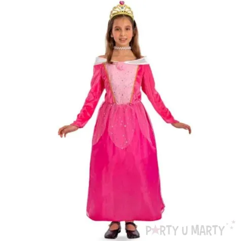 stroj dla dzieci ksiezniczka rozowy carnival toys 134 140 cm