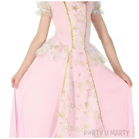 stroj dla dzieci ksiezniczka sukienka i opaska rozowy godan rozm 130 140