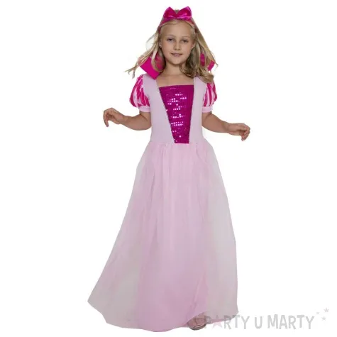 stroj dla dzieci ksiezniczka w cekiny arpex rozm 130 140 cm