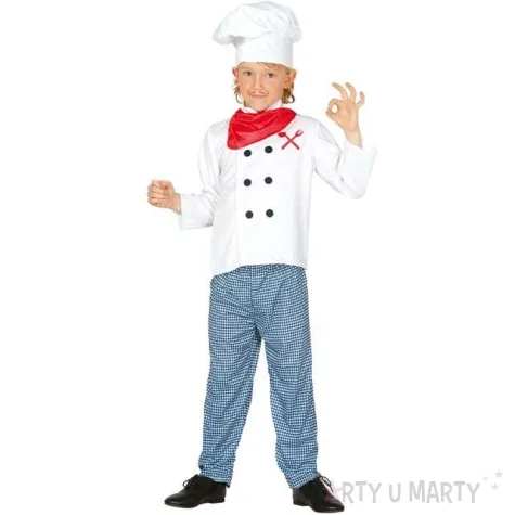 stroj dla dzieci kucharz szef kuchni guirca rozm 5 6 lat