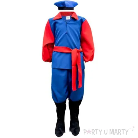 stroj dla dzieci kujawiak niebieski kraszek 110 116 cm